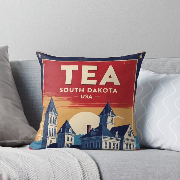 Item preview, Tea South Dakota Vintage Travel Tourism designed and sold by TravelersGems.