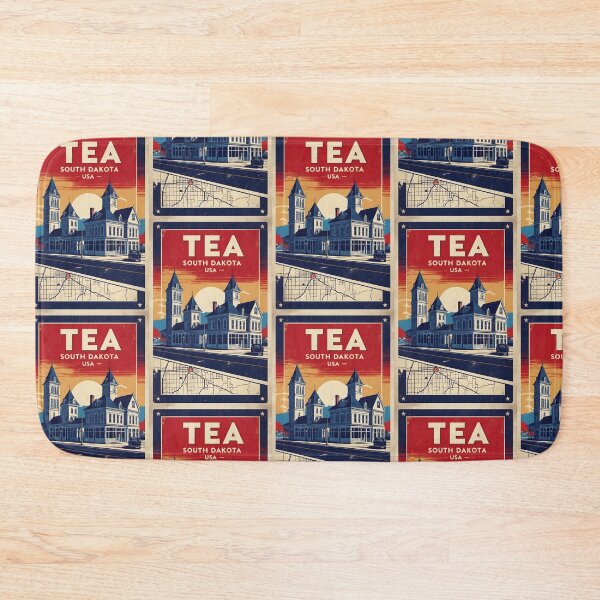 Item preview, Tea South Dakota Vintage Travel Tourism designed and sold by TravelersGems.