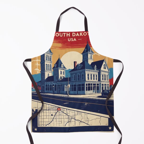 Item preview, Tea South Dakota Vintage Travel Tourism designed and sold by TravelersGems.