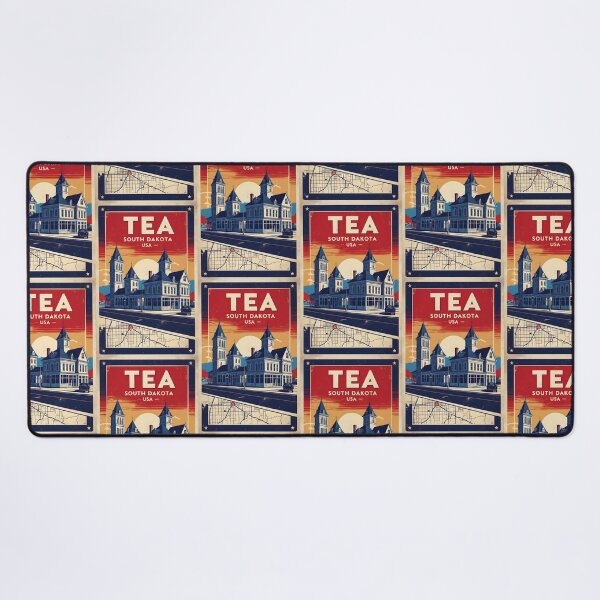 Item preview, Tea South Dakota Vintage Travel Tourism designed and sold by TravelersGems.