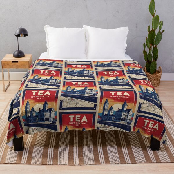 Item preview, Tea South Dakota Vintage Travel Tourism designed and sold by TravelersGems.