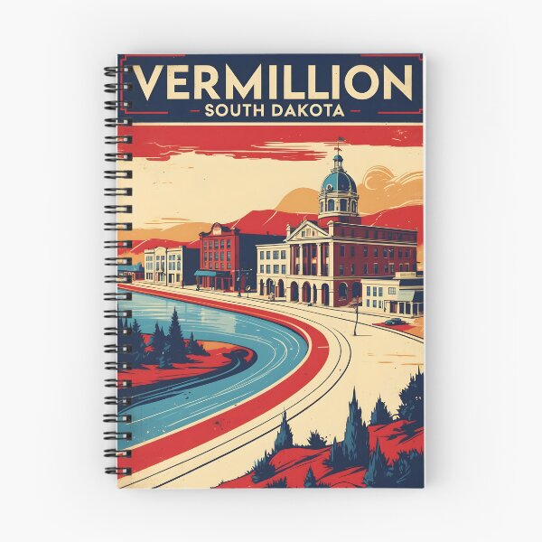 Item preview, Vermillion South Dakota Vintage Travel Tourism designed and sold by TravelersGems.
