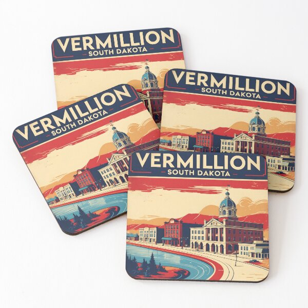 Item preview, Vermillion South Dakota Vintage Travel Tourism designed and sold by TravelersGems.