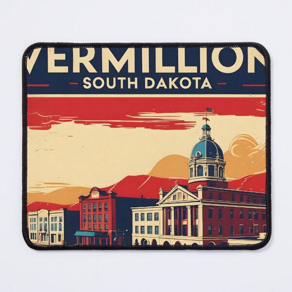 Item preview, Vermillion South Dakota Vintage Travel Tourism designed and sold by TravelersGems.