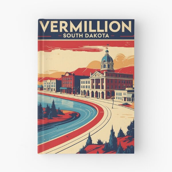 Item preview, Vermillion South Dakota Vintage Travel Tourism designed and sold by TravelersGems.