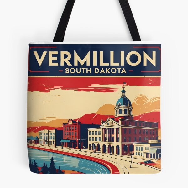 Item preview, Vermillion South Dakota Vintage Travel Tourism designed and sold by TravelersGems.