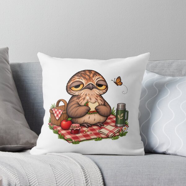 Item preview, Cute Potoo Bird Picnic | Sleepy Potoo Sandwich Lover Outdoor Picnic designed and sold by MrDev.