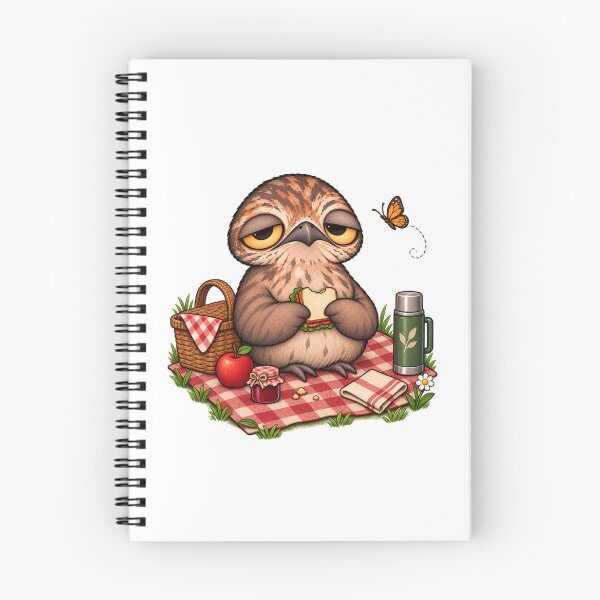 Item preview, Cute Potoo Bird Picnic | Sleepy Potoo Sandwich Lover Outdoor Picnic designed and sold by MrDev.