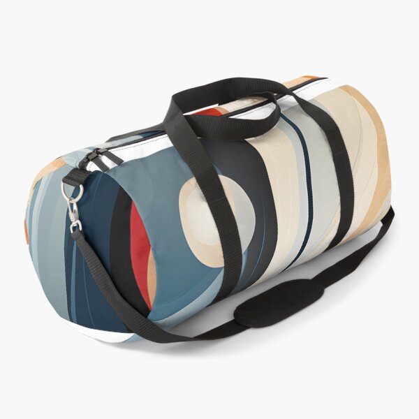 Item preview, Flowing Orange and Blue Mid Century Geometric Abstract designed and sold by GutyzDesignsES.