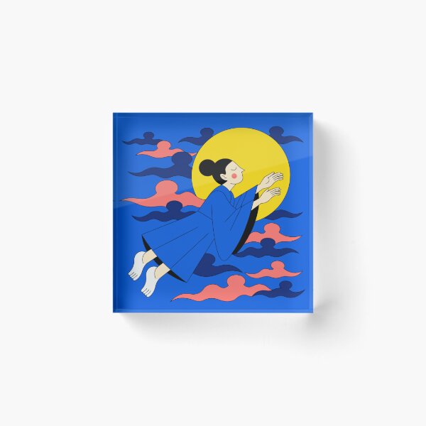 Item preview, Illustration of Chang'e Flying to the Full Moon ﻿ designed and sold by gaohao1.