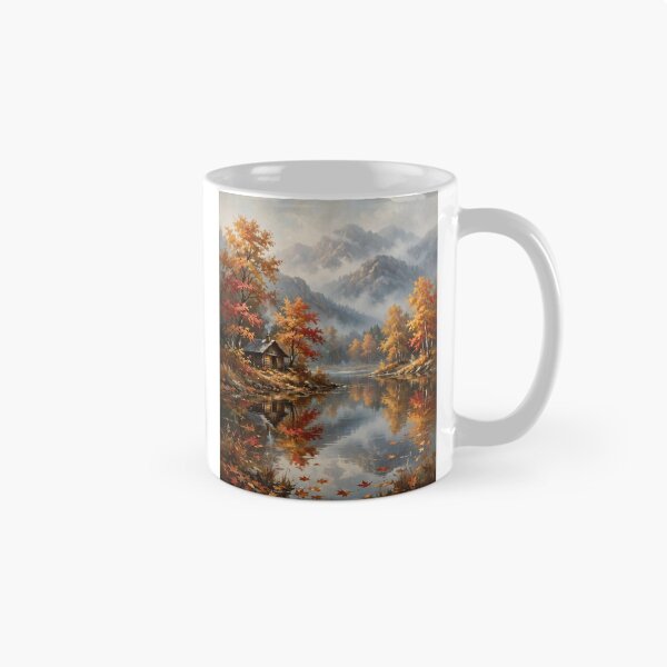 Item preview, Autumn Lake Landscape designed and sold by Remy's Golden Goods.