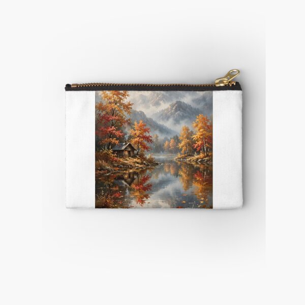 Item preview, Autumn Lake Landscape designed and sold by Remy's Golden Goods.