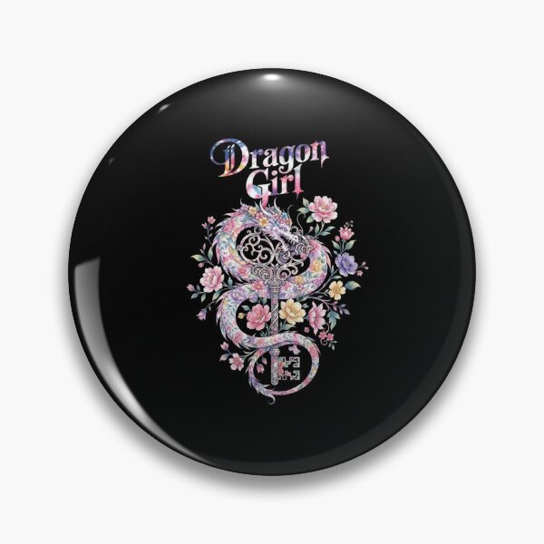 Item preview, Dragon Girl Floral Skeleton Key Fantasy Design designed and sold by Ostericaimusa.