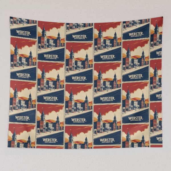 Item preview, Webster South Dakota Vintage Travel Tourism designed and sold by TravelersGems.