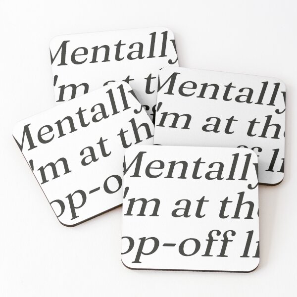 Item preview, Mentally I'm at the Drop-Off Line designed and sold by dsignsbyLucas.