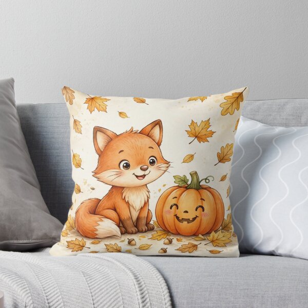 Item preview, Happy Fall Fox designed and sold by Remy's Golden Goods.