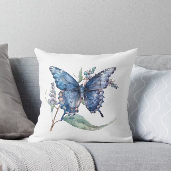 Item preview, Blue Butterfly | Elegant Nature Aesthetic Art designed and sold by Mandayartstudio.