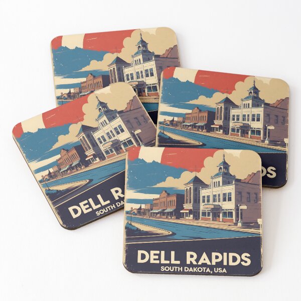 Item preview, Dell Rapids South Dakota Vintage Travel Tourism designed and sold by TravelersGems.