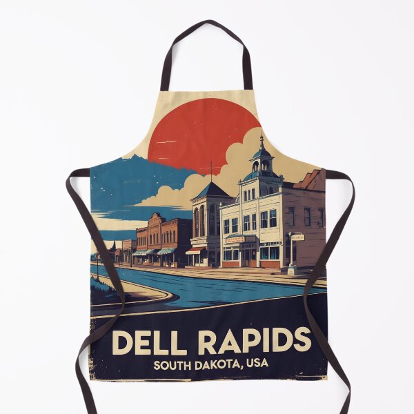 Item preview, Dell Rapids South Dakota Vintage Travel Tourism designed and sold by TravelersGems.