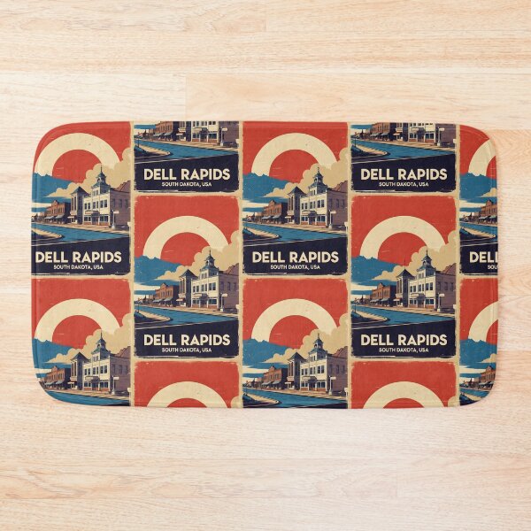 Item preview, Dell Rapids South Dakota Vintage Travel Tourism designed and sold by TravelersGems.