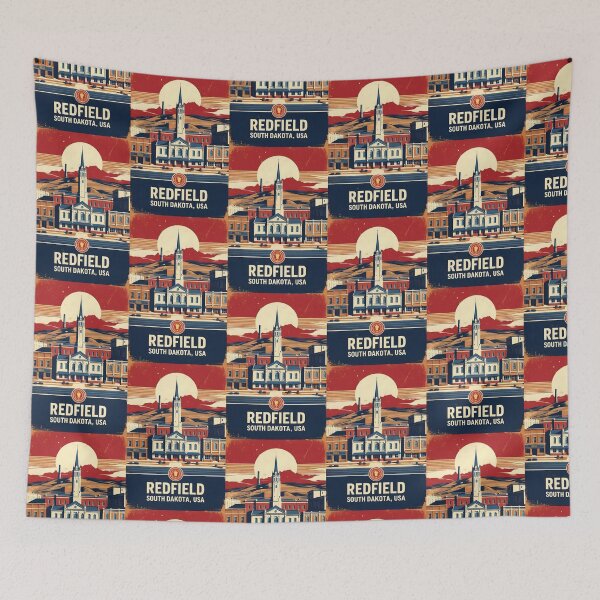 Item preview, Redfield South Dakota Vintage Travel Tourism designed and sold by TravelersGems.