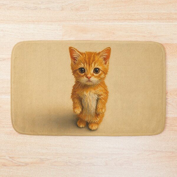 Item preview, Standing Cat Meme Art Painting  designed and sold by mashumallow.