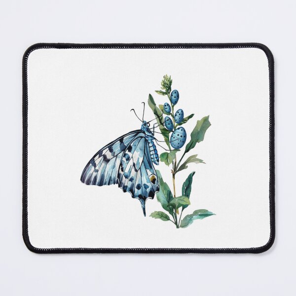 Item preview, Blue Butterfly | Elegant Nature Aesthetic Art designed and sold by Mandayartstudio.