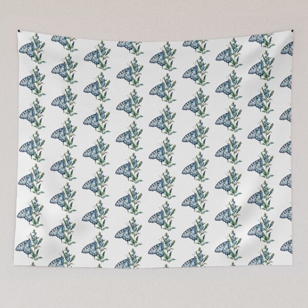 Item preview, Blue Butterfly | Elegant Nature Aesthetic Art designed and sold by Mandayartstudio.