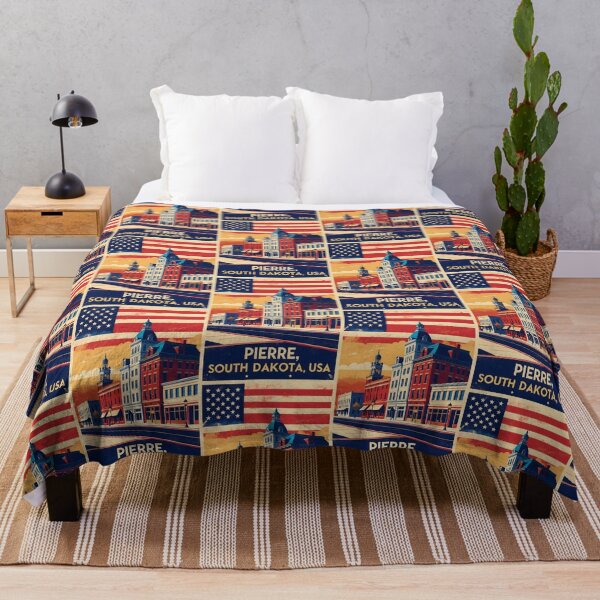 Item preview, Pierre South Dakota Vintage Travel Tourism designed and sold by TravelersGems.