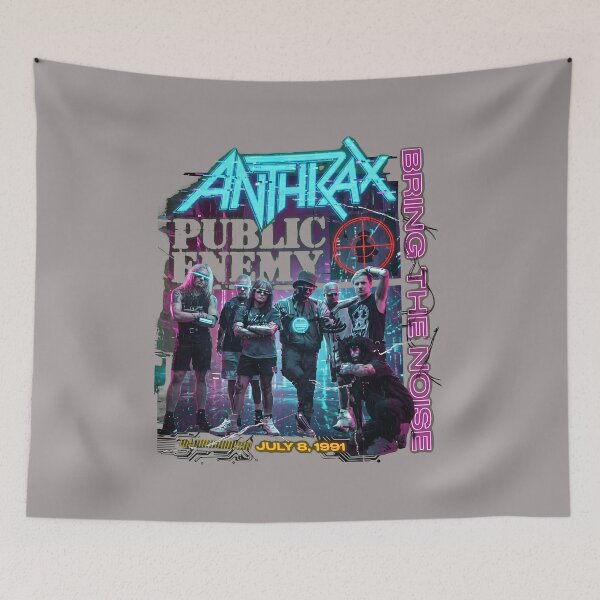 Item preview, Anthrax Public Enemy Bring The Noise 1991 Vibe-17 designed and sold by DaliborPivas.