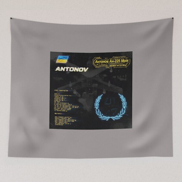 Item preview, Antonov An-225 Mriya Technical Tribute T-Shirt-93 designed and sold by DaliborPivas.