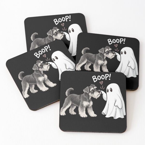Item preview, Schnauzer Ghost Boop Funny Halloween Dog Lover designed and sold by haitrieuic96.