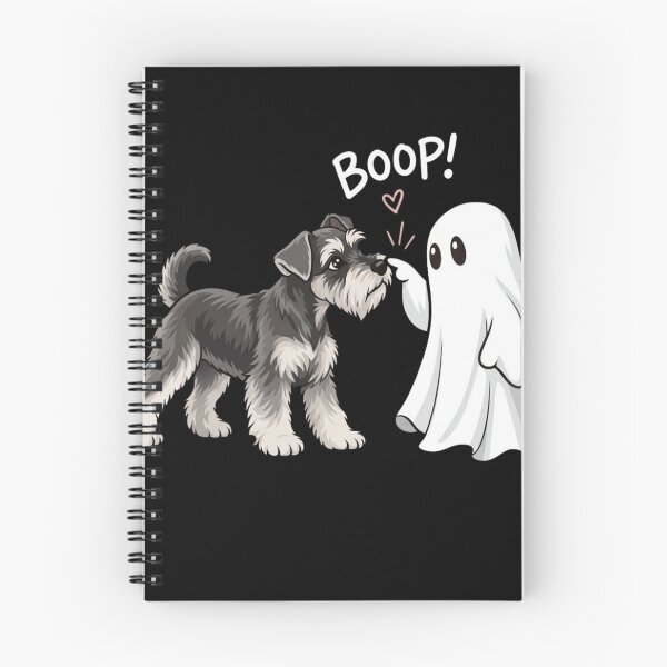 Item preview, Schnauzer Ghost Boop Funny Halloween Dog Lover designed and sold by haitrieuic96.