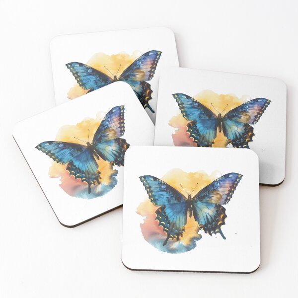 Item preview, Blue Butterfly | Elegant Nature Aesthetic Art designed and sold by Mandayartstudio.