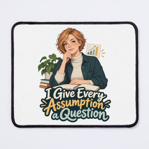Item preview, Every Assumption Gets a Question Anime Trader designed and sold by Bikivuno.