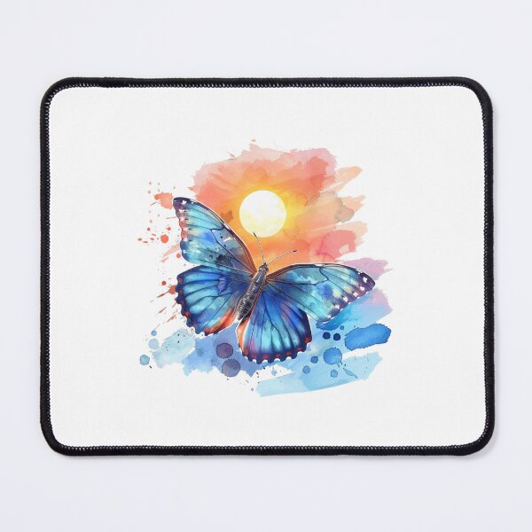 Item preview, Blue Butterfly | Elegant Nature Aesthetic Art designed and sold by Mandayartstudio.