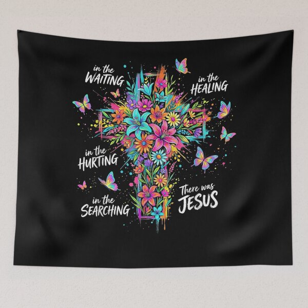 Item preview, In The Waiting Healing Hurting There was Jesus Christian designed and sold by PeggyGilligan.
