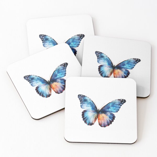 Item preview, Blue Butterfly | Elegant Nature Aesthetic Art designed and sold by Mandayartstudio.