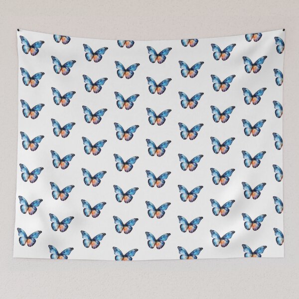 Item preview, Blue Butterfly | Elegant Nature Aesthetic Art designed and sold by Mandayartstudio.