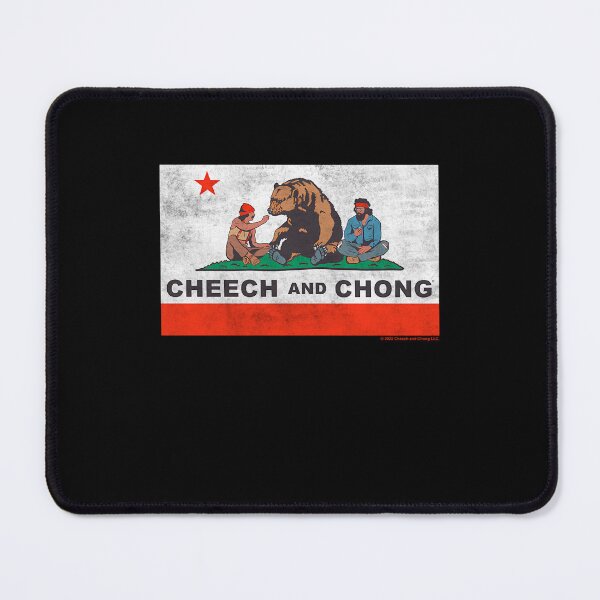 Item preview, Cheech Chong Chilling In California Republic Flag V3 designed and sold by hamfrase-lab.