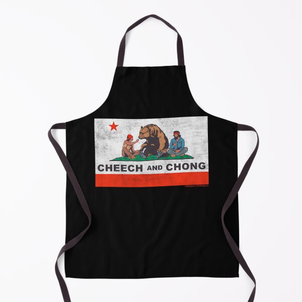 Item preview, Cheech Chong Chilling In California Republic Flag V3 designed and sold by hamfrase-lab.