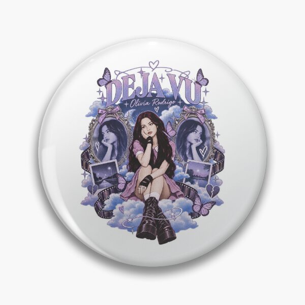 Item preview, Olivia Rodrigo, Olivia Rodrigo Deja Vu Dreamy Purple Aesthetic Fan Art designed and sold by graphic-genie.