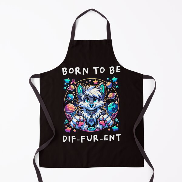 Item preview, Born To Be Dif-Fur-Ent Furry Fandom Cosplaying Space Wolf designed and sold by ImeldaSparks.