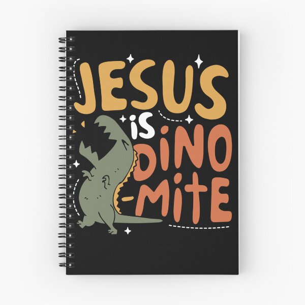 Item preview, Jesus is Dino-mite T-rex Dinosaur Roaring Faith Christian designed and sold by PeggyGilligan.