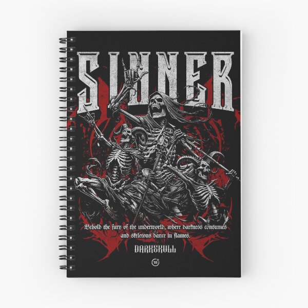Item preview, Sinner Skeleton Army T-Shirt | Fury of the Underworld Graphic Tee | Dark Metal Horror Shirt designed and sold by vec4u.
