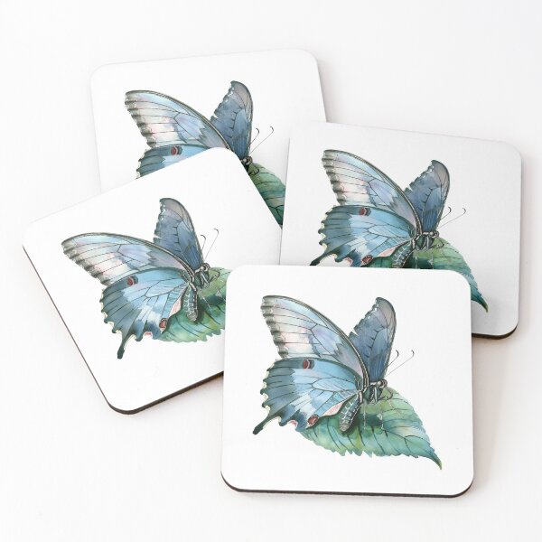 Item preview, Blue Butterfly | Elegant Nature Aesthetic Art designed and sold by Mandayartstudio.