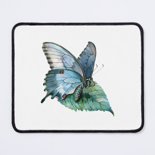 Item preview, Blue Butterfly | Elegant Nature Aesthetic Art designed and sold by Mandayartstudio.