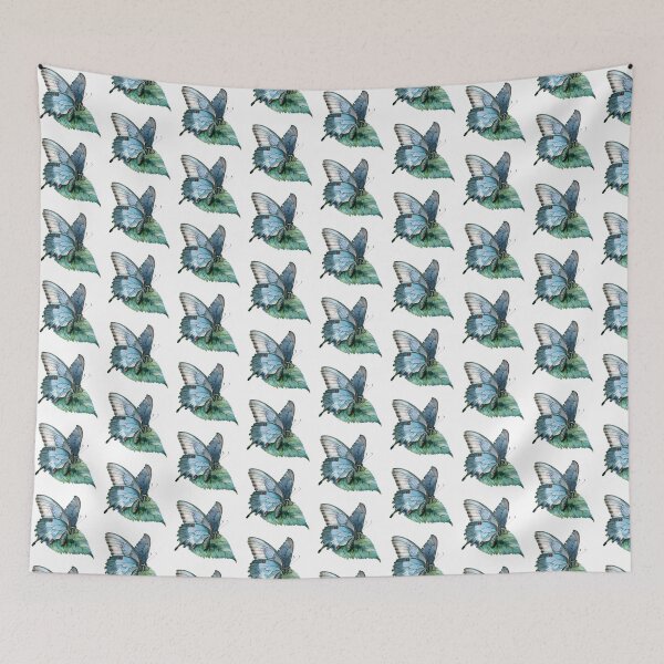 Item preview, Blue Butterfly | Elegant Nature Aesthetic Art designed and sold by Mandayartstudio.
