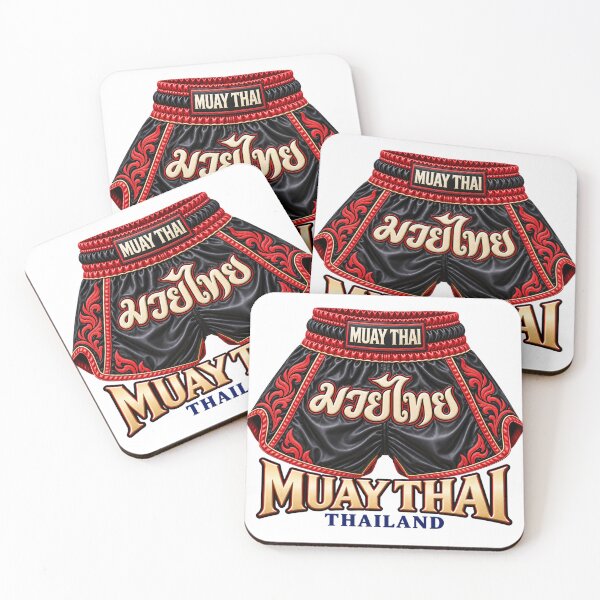 Item preview, Classic Muay Thai Shorts Thailand Martial Arts Emblem designed and sold by Nicha Studio.