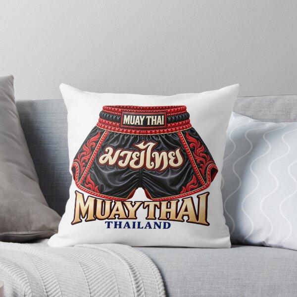 Item preview, Classic Muay Thai Shorts Thailand Martial Arts Emblem designed and sold by Nicha Studio.